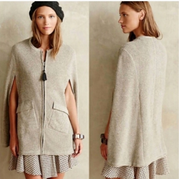 ANTHROPOLOGIE SATURDAY SUNDAY Wimbrel Poncho Cape